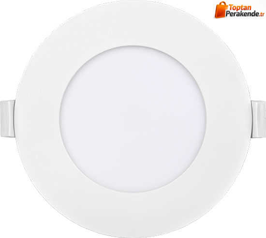Panasonic 6W LED Panel Spot Sıva Altı Armatür (3000K-Günışığı) Yuvarlak